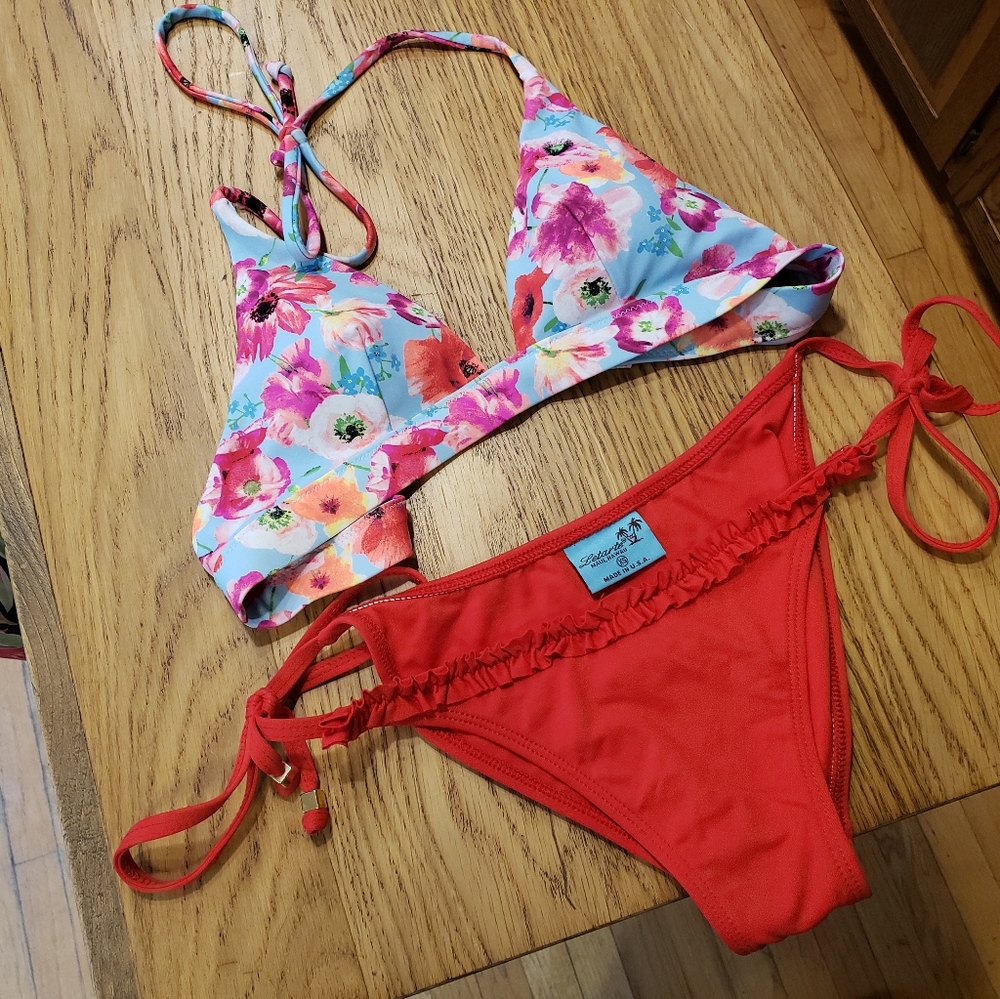 XS letarte Hawaii and Victoria's secret halter top